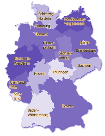 Teppich Verlegetechnik - Länderkarte - Teppich